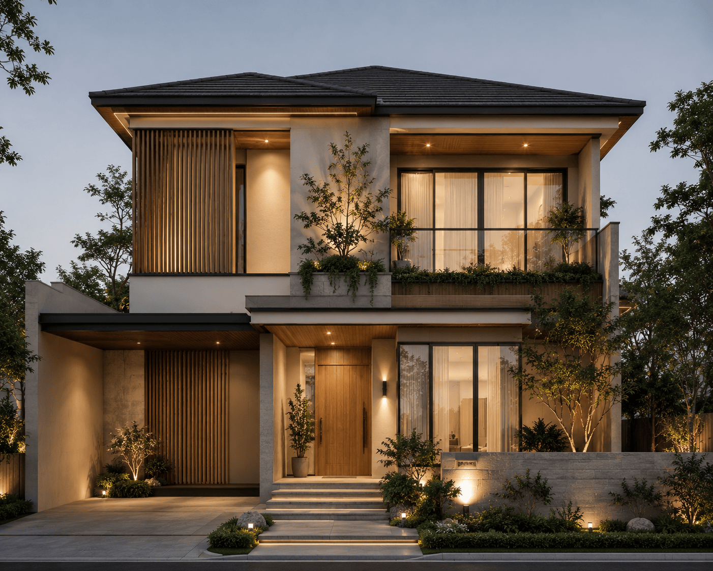 Desain rumah modern minimalis bersih