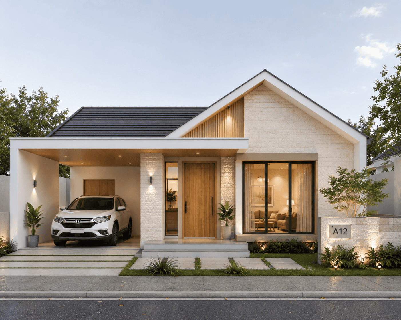 Desain rumah scandinavian estetik