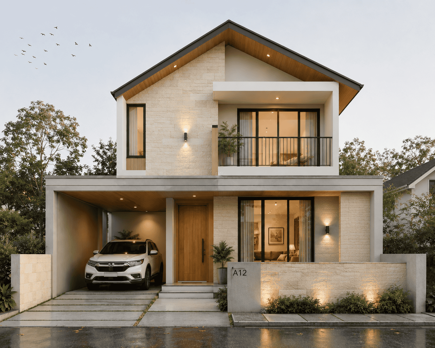 Desain rumah scandinavian estetik