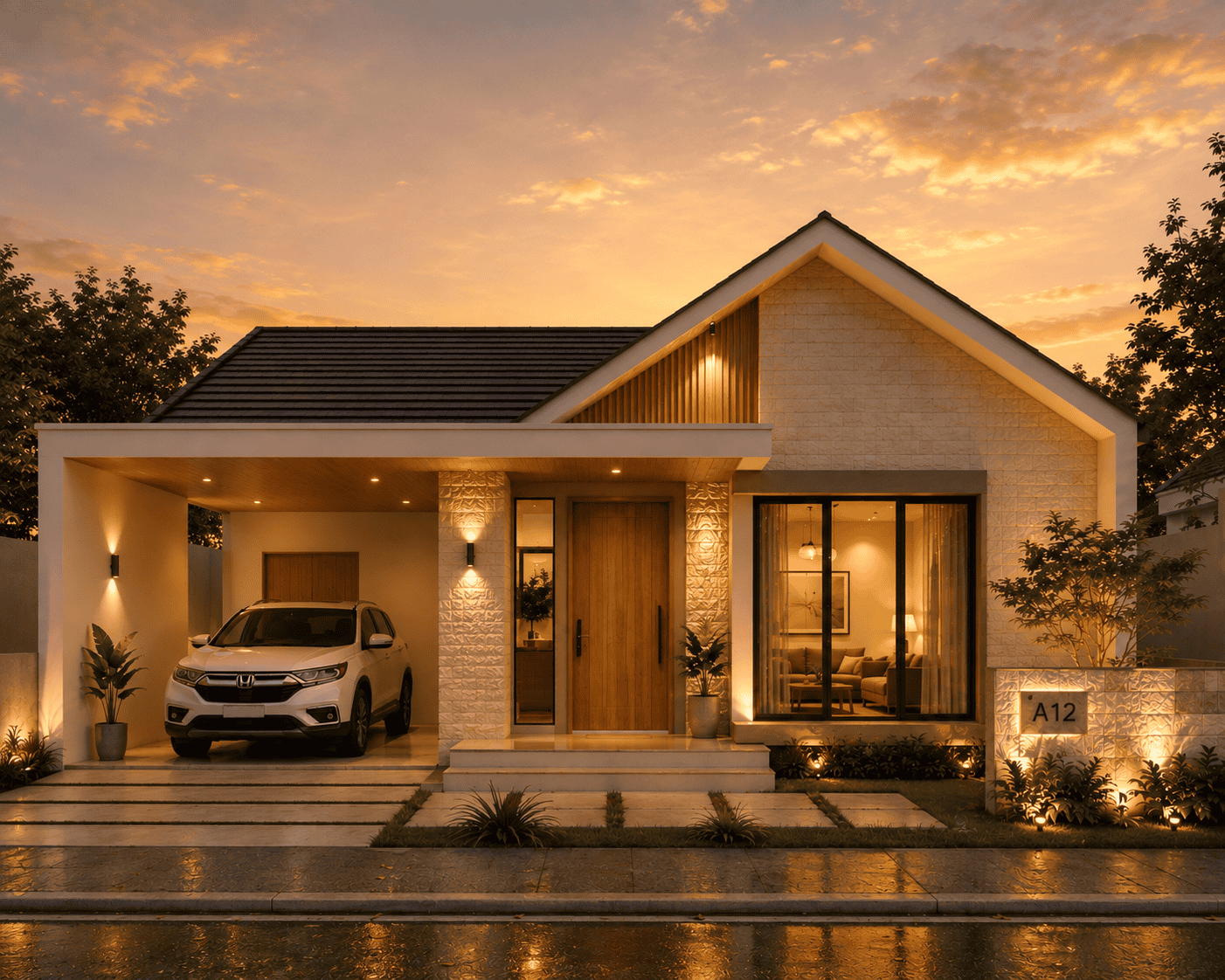 Desain rumah scandinavian estetik