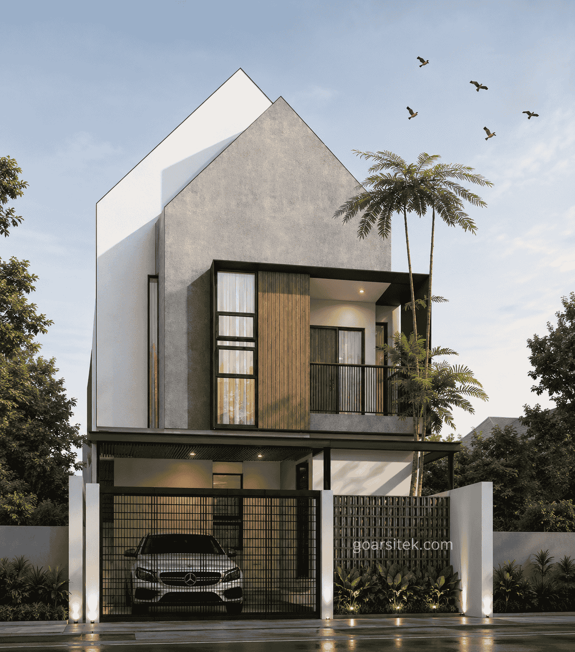 Desain rumah scandinavian estetik