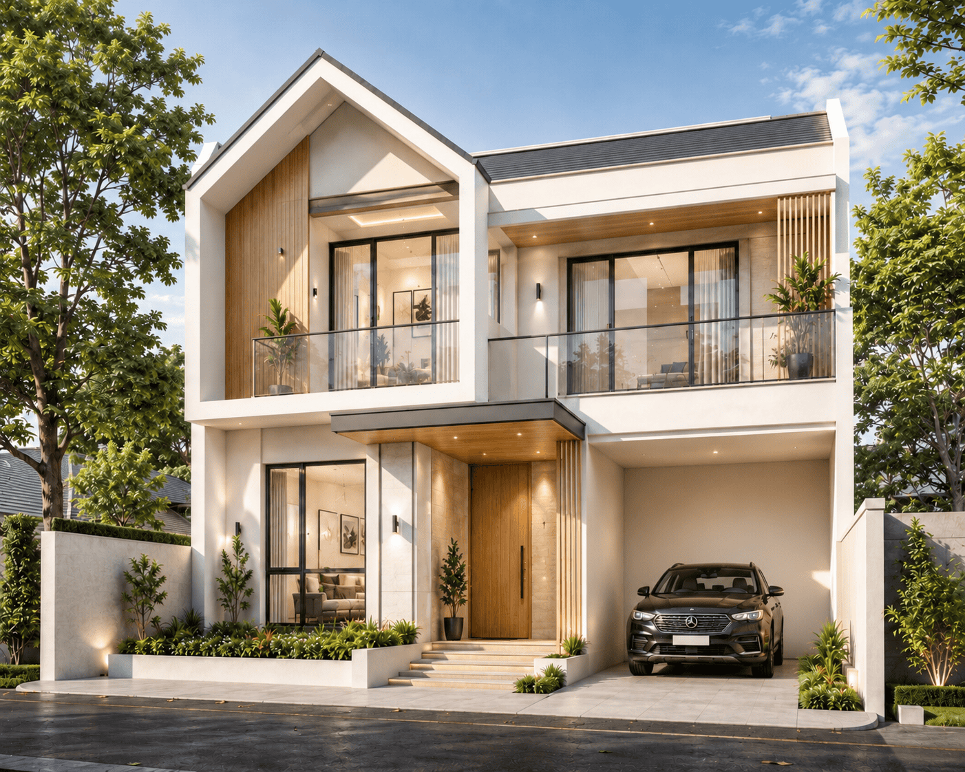 Desain rumah scandinavian estetik