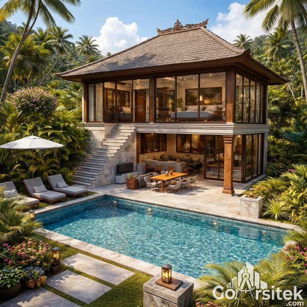 Desain Villa Mewah Indonesia