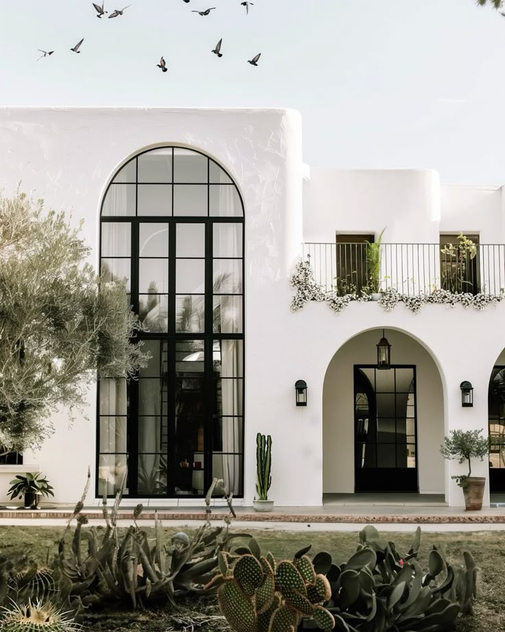 Desain rumah mediterania mewah