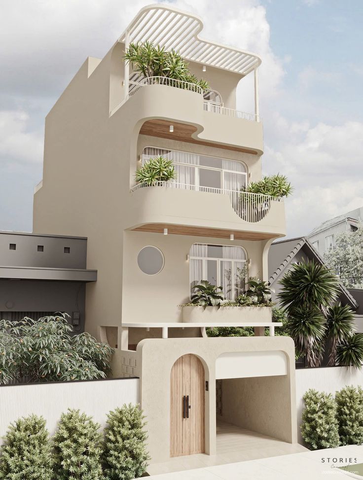 Desain rumah mediterania mewah