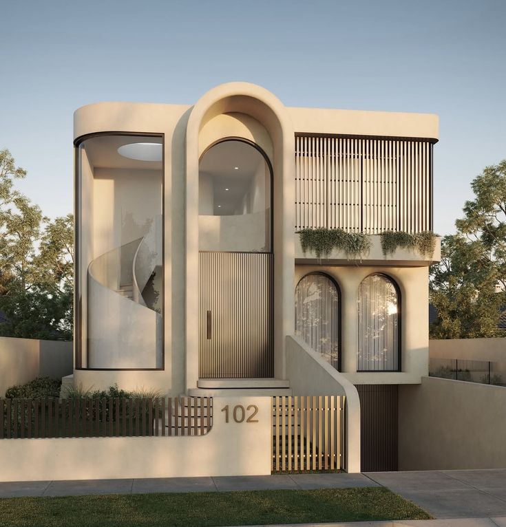 Desain rumah mediterania mewah